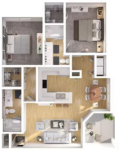 Unit 1020 1020 floor plan